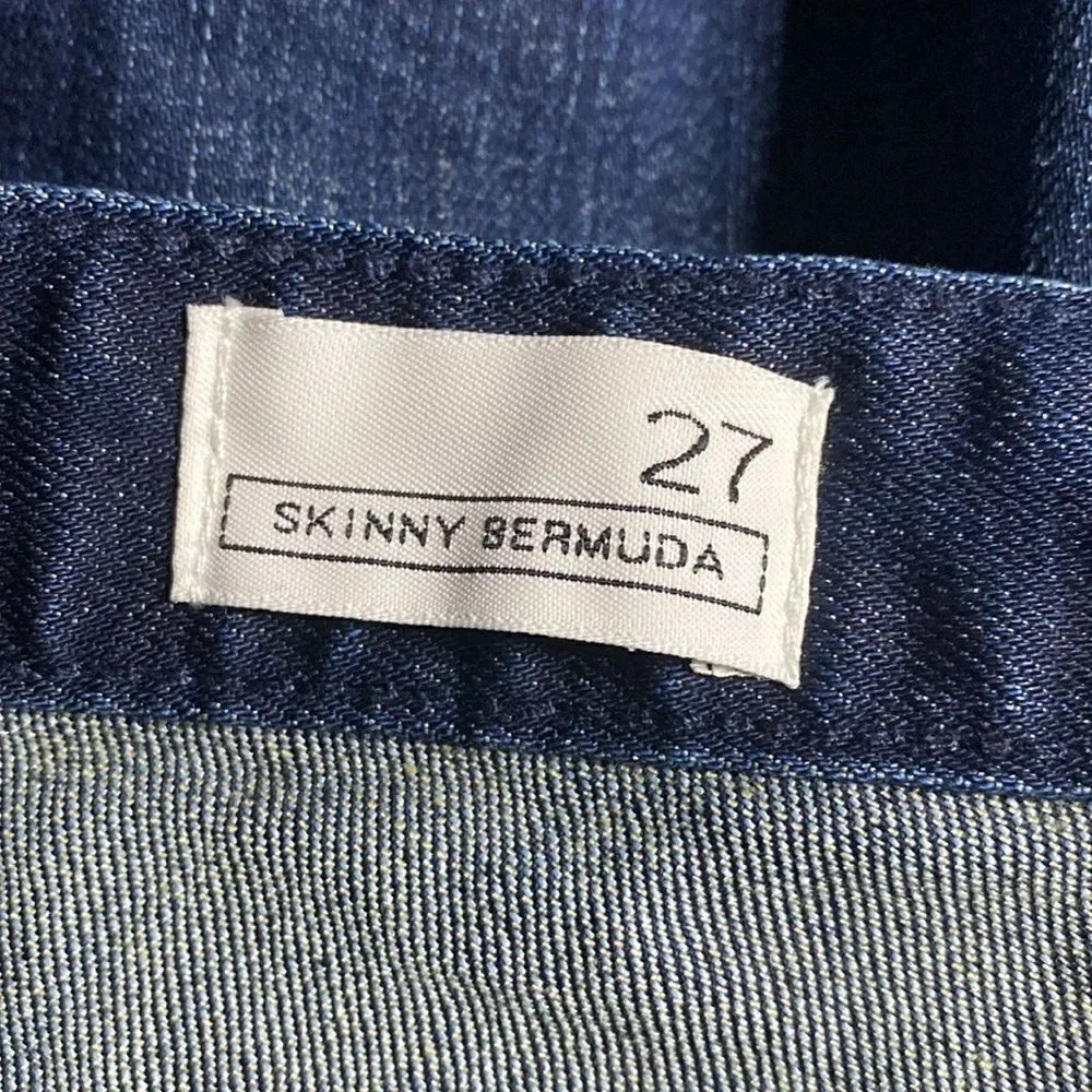 GAP Denim Skinny Bermuda Shorts
